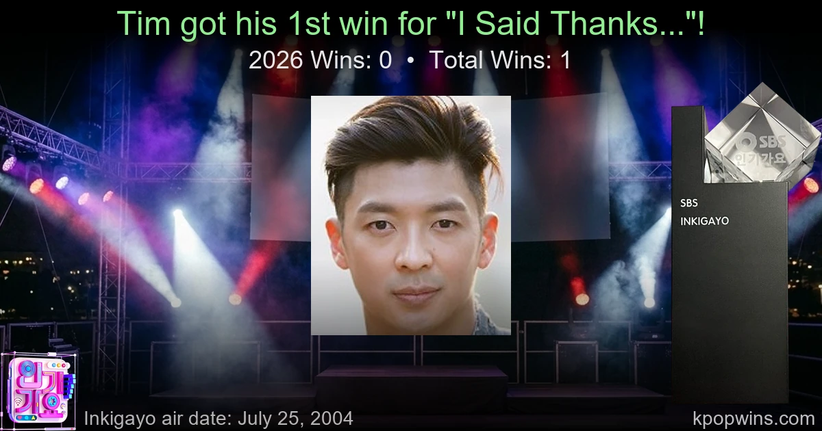 Tim - I Said Thanks...